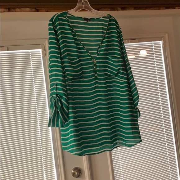 Covington Tops - Green Blouse
